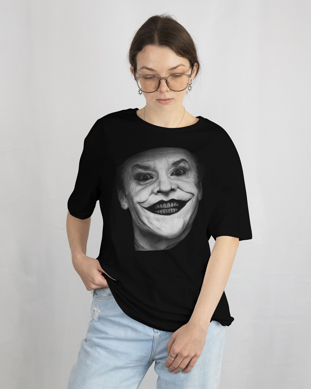 Joker Big Face T-Shirt – Bold Graphic Villain Tee