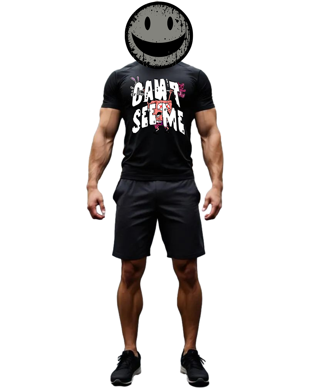 Can’t See Me Workout Tee – Built for Jellyfish Dodging & PR Crushing