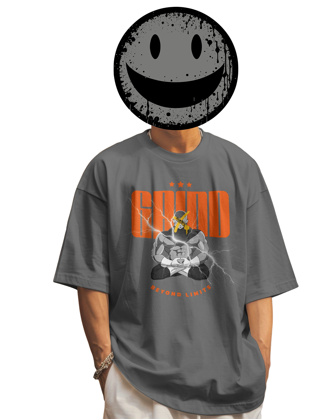 Grind Beyond Limits – Focused Warrior Meditation Tee