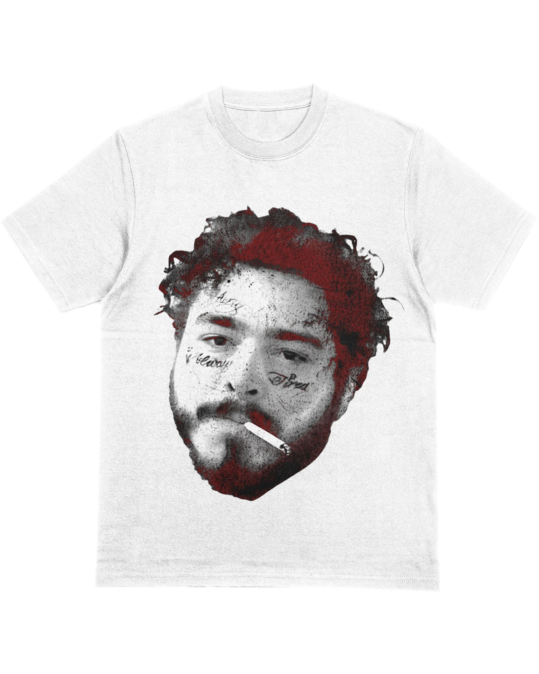 Post Puff Tee - Big Face of P Malone – Graphic Streetwear T-Shirt