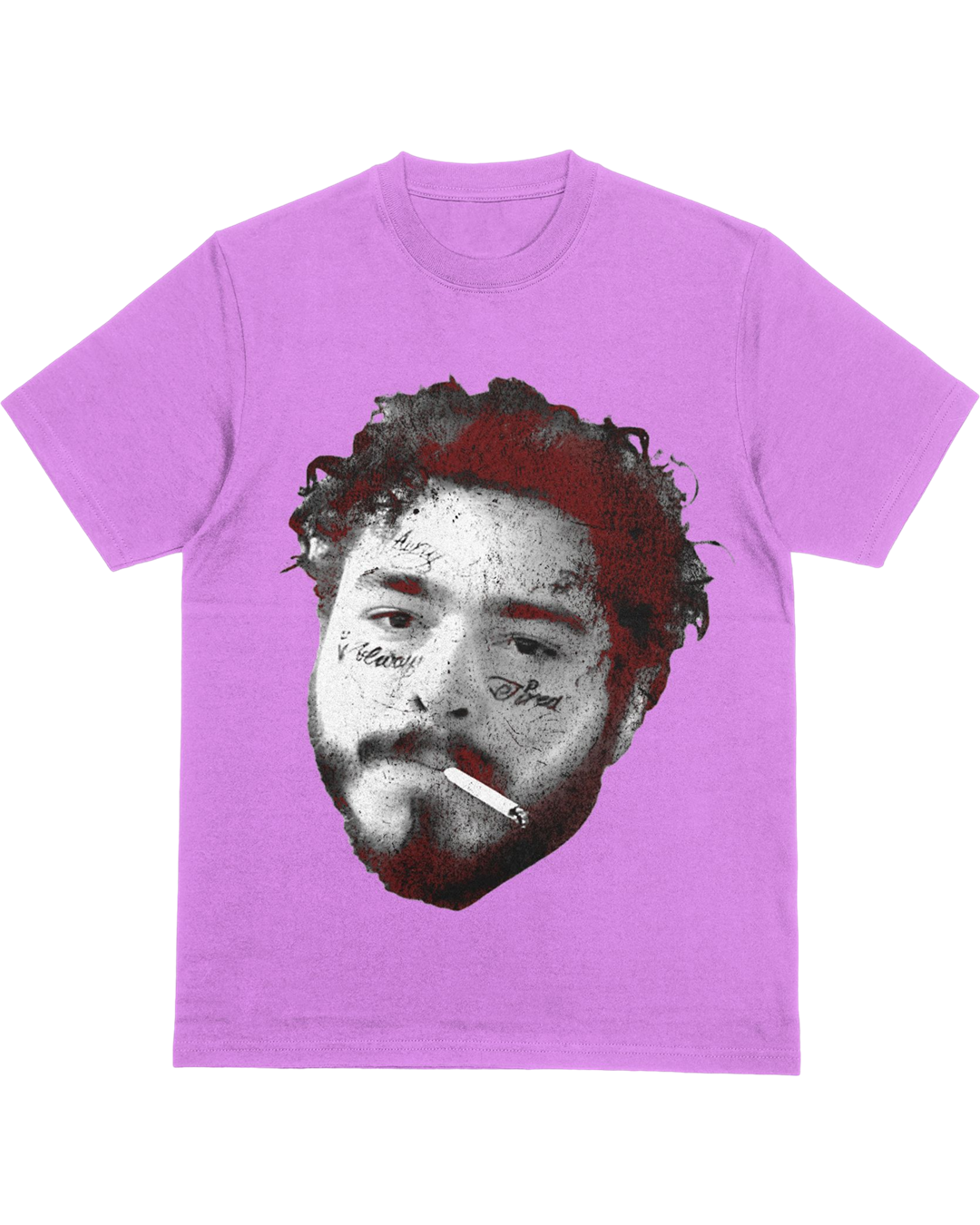 Post Puff Tee - Big Face of P Malone – Graphic Streetwear T-Shirt