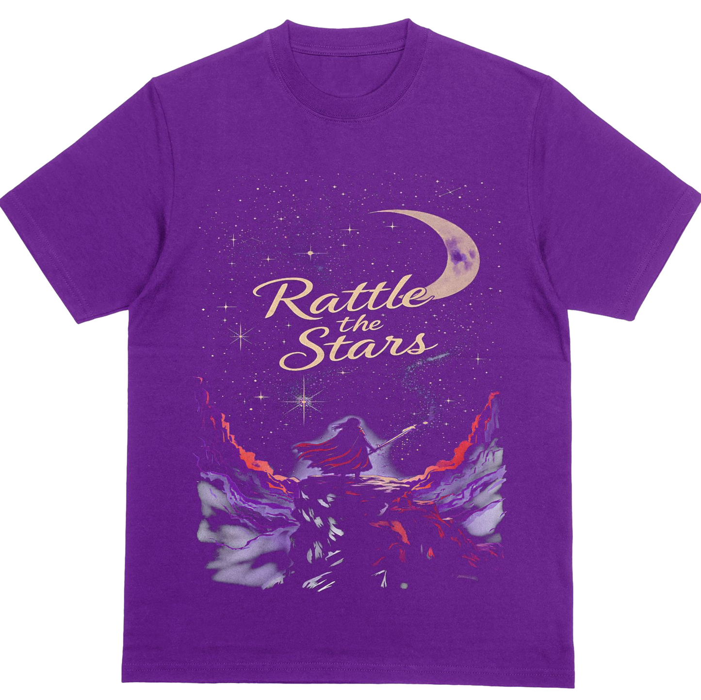 Rattle the Stars Shirt | Throne of Glass Inspired Tee | Celaena Sardothien Shirt | Celestial Galaxy Bookish T-Shirt