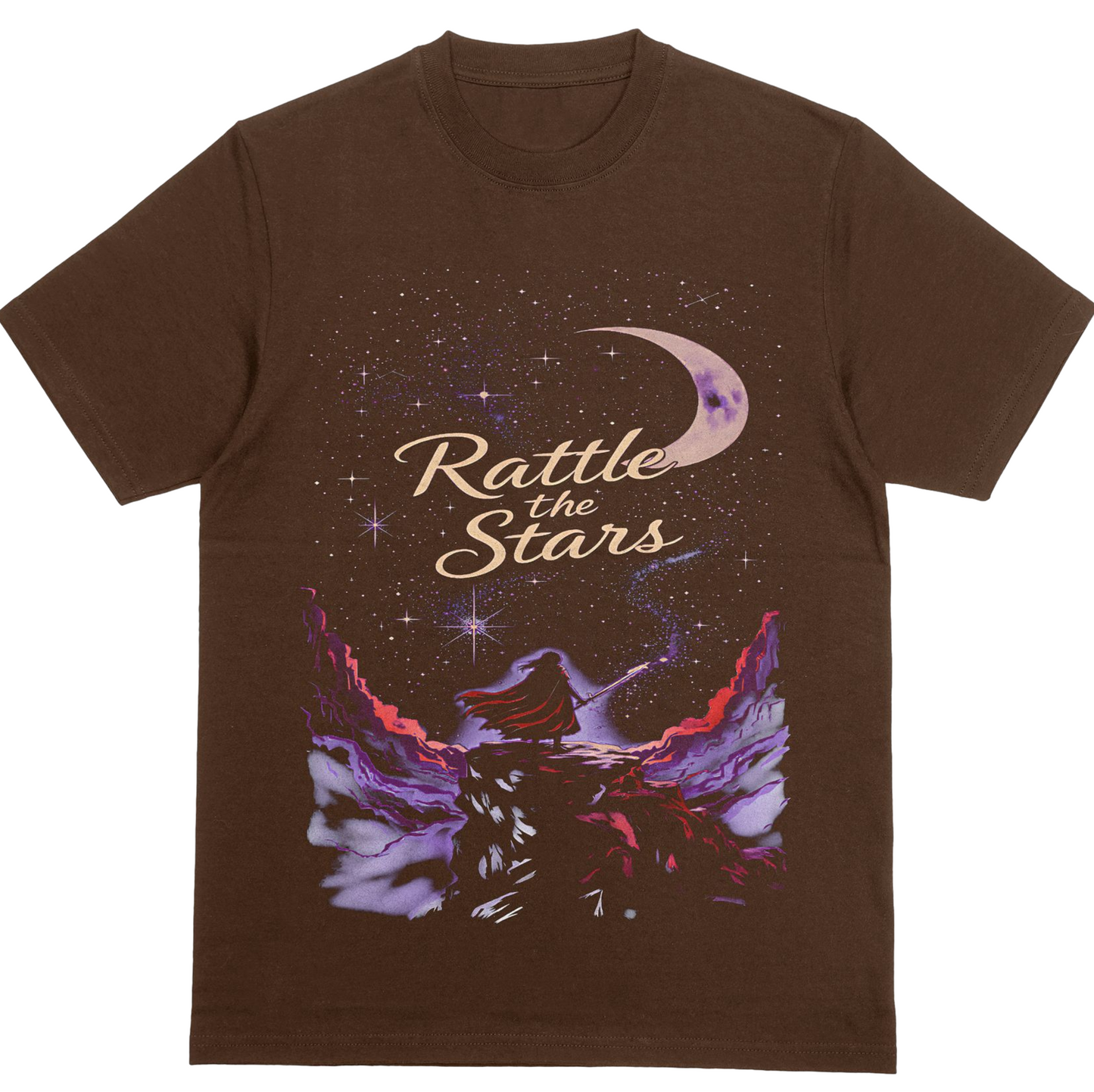 Rattle the Stars Shirt | Throne of Glass Inspired Tee | Celaena Sardothien Shirt | Celestial Galaxy Bookish T-Shirt