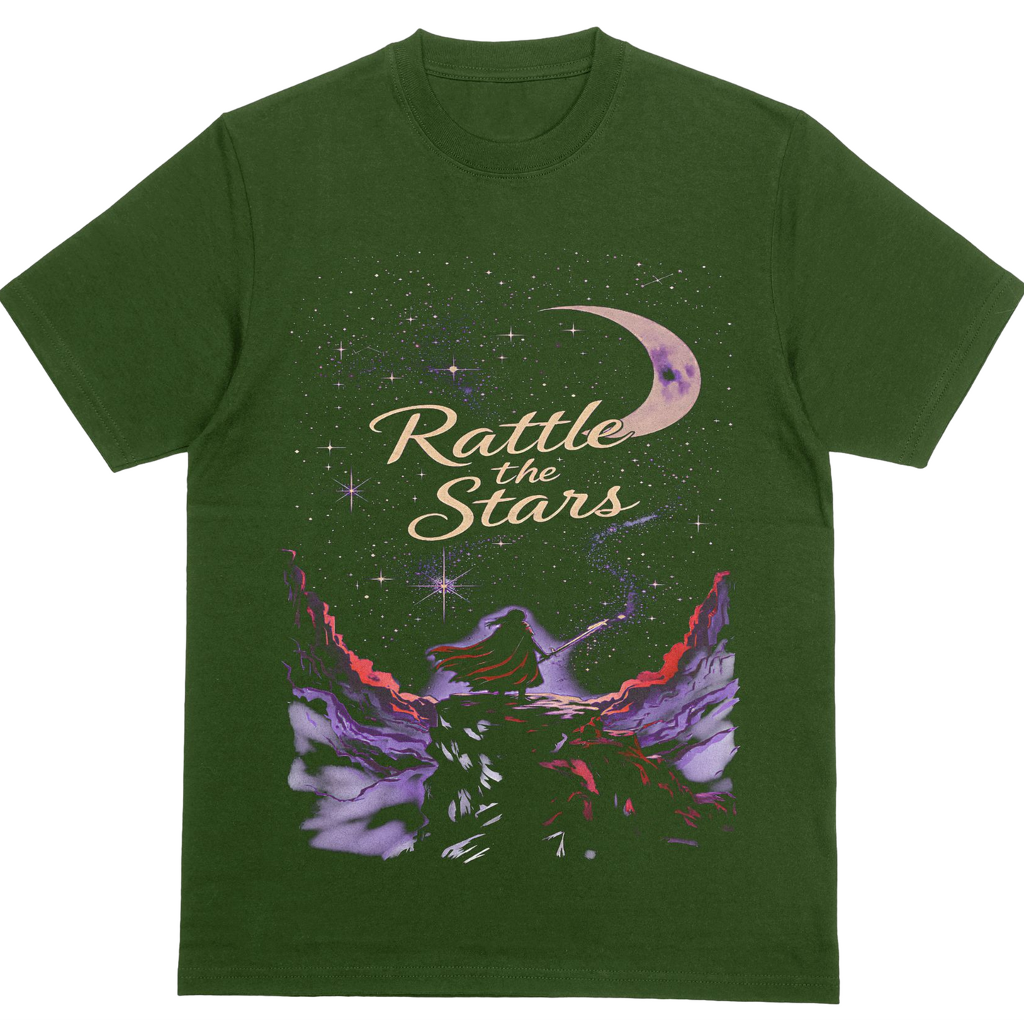Rattle the Stars Shirt | Throne of Glass Inspired Tee | Celaena Sardothien Shirt | Celestial Galaxy Bookish T-Shirt