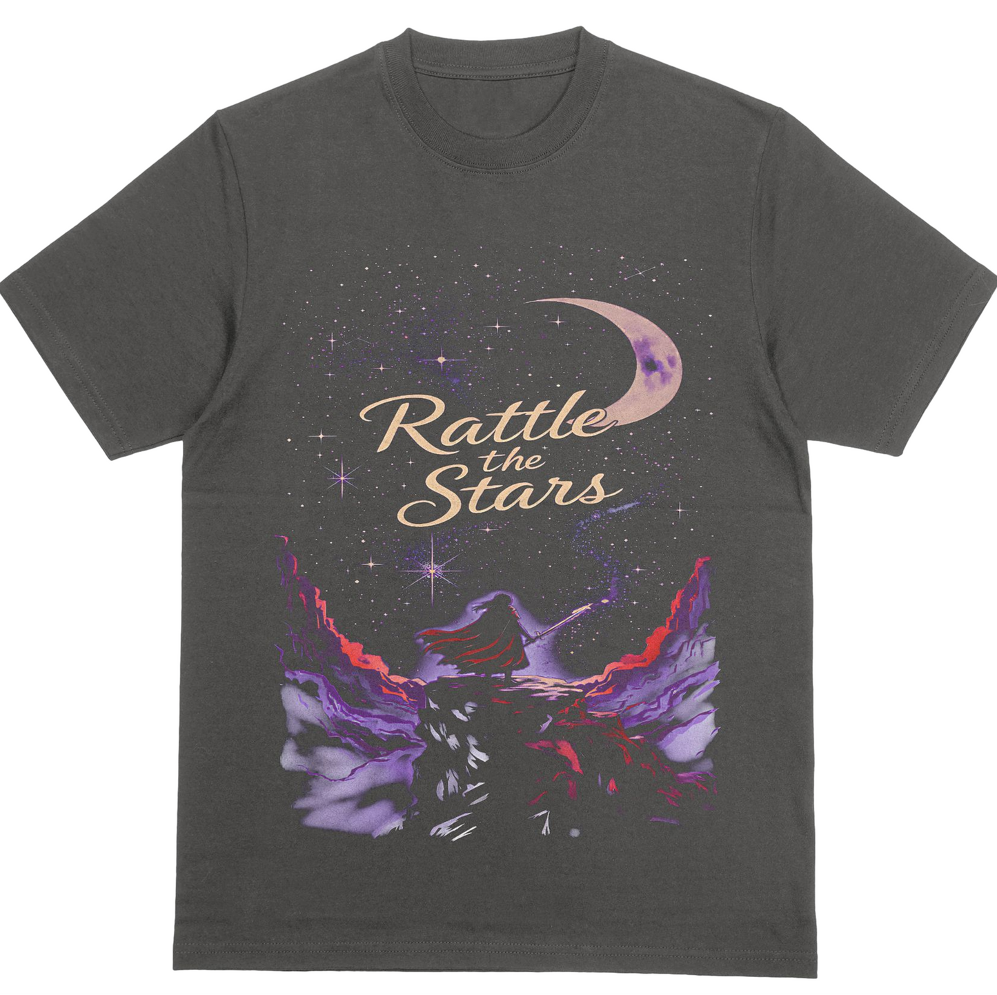 Rattle the Stars Shirt | Throne of Glass Inspired Tee | Celaena Sardothien Shirt | Celestial Galaxy Bookish T-Shirt