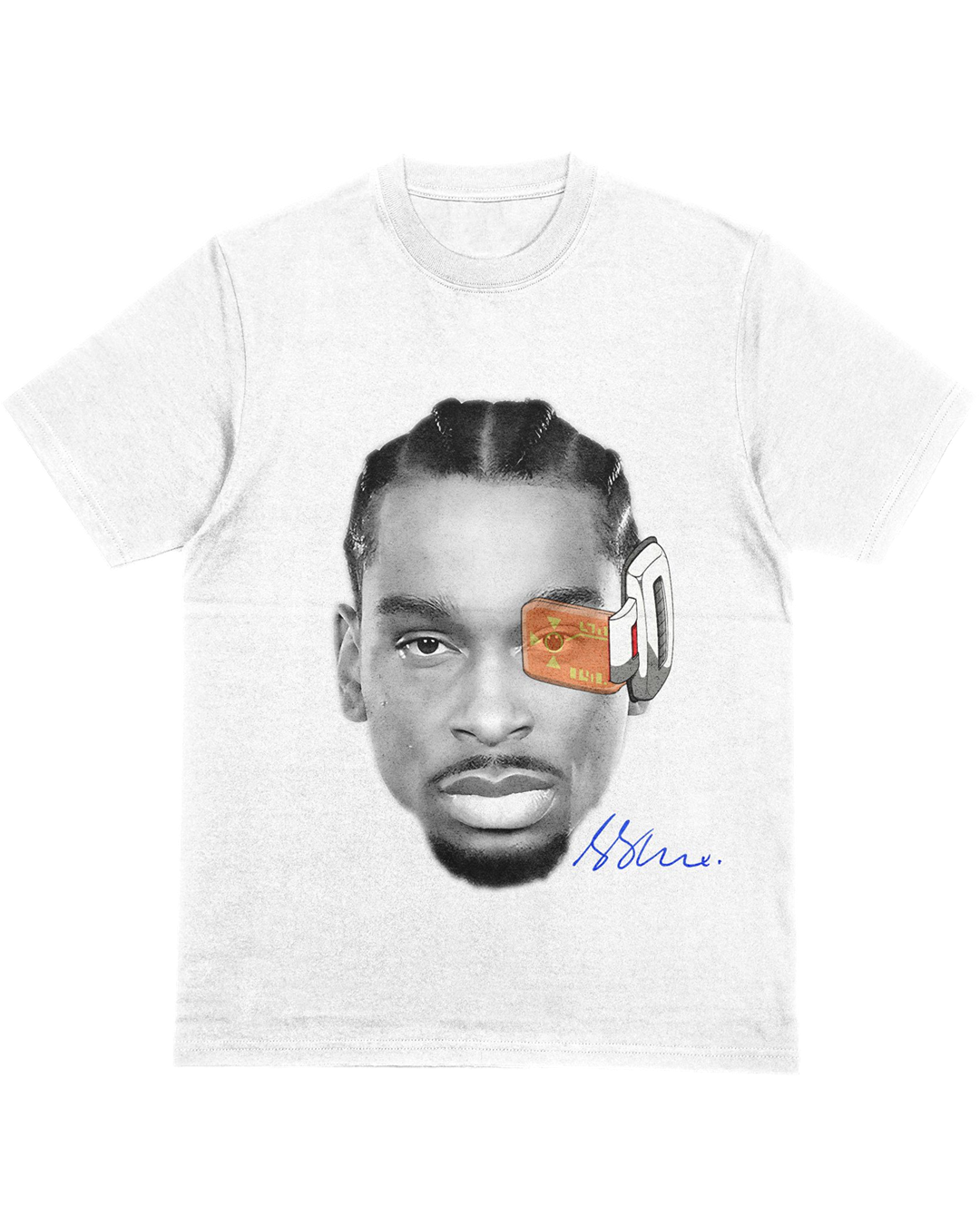 SGA Big Face Graphic T-Shirt – Power Level Scouter Style Tee for Streetwear Fans