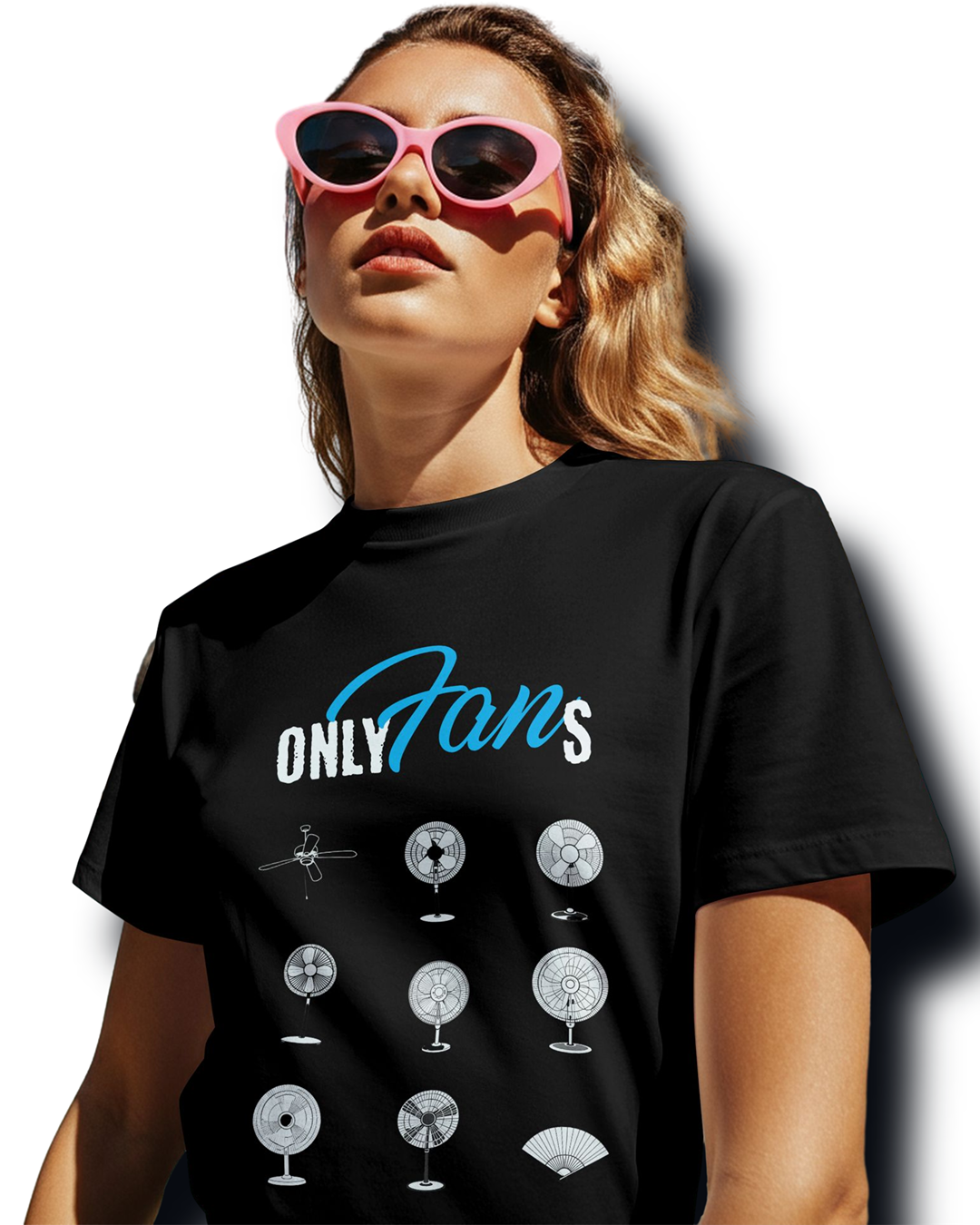 Only Fans (But Literally) – Funny Fan Graphic T-Shirt - Only Fans Shirt - Meme Shirt