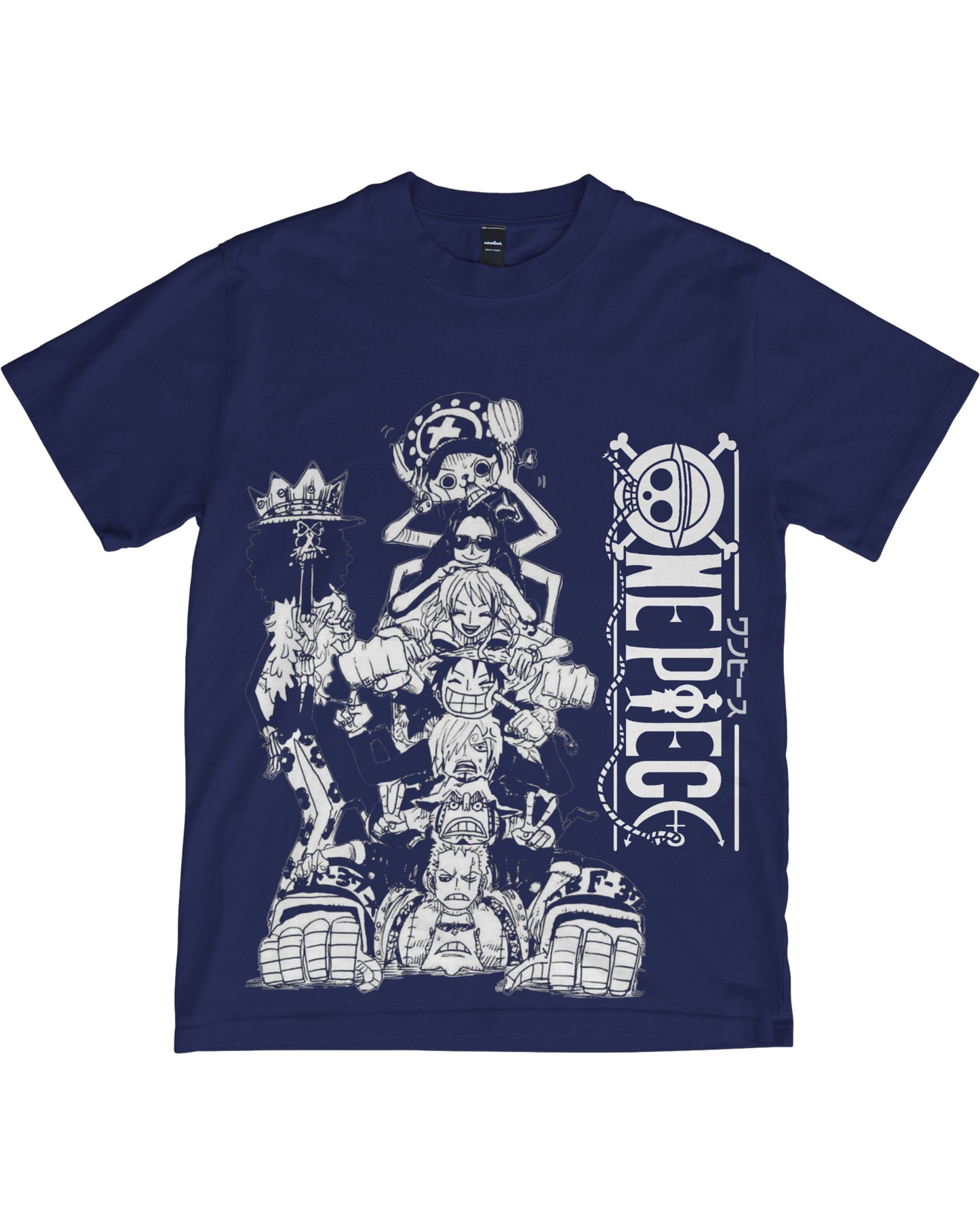 Straw Hat Crew Anime T-Shirt | Oversized Front Graphic Anime Graphic Tee - Anime Fan Gift - Unisex Anime Shirt