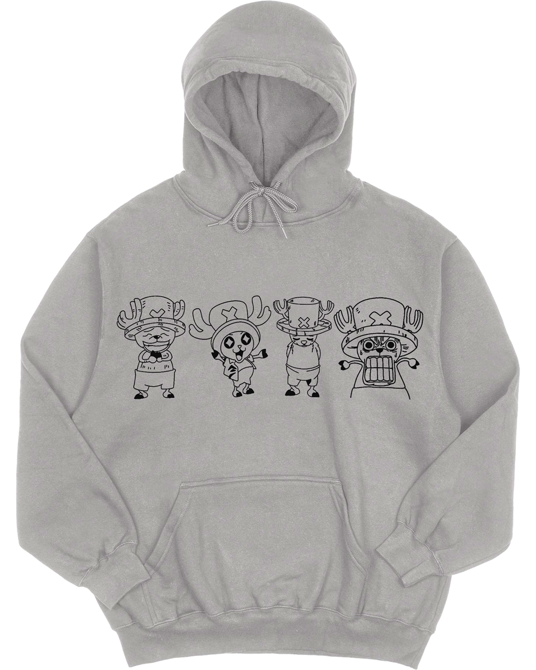 Tony Tony Chopper Hoodie โ 4 Moods Hoodie โ Unisex Anime Streetwear