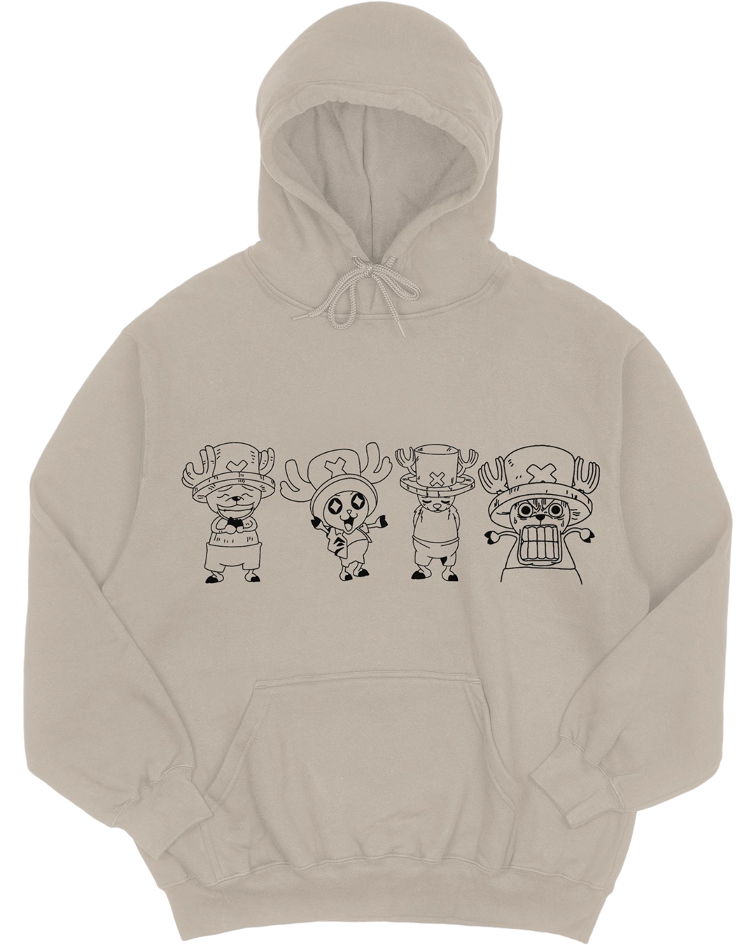 Tony Tony Chopper Hoodie โ 4 Moods Hoodie โ Unisex Anime Streetwear