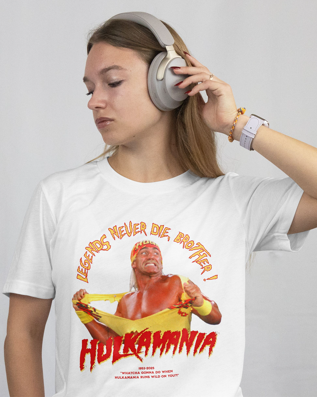 "Legends Never Die, Brother" Tribute Tee β Hogan Graphic Shirt