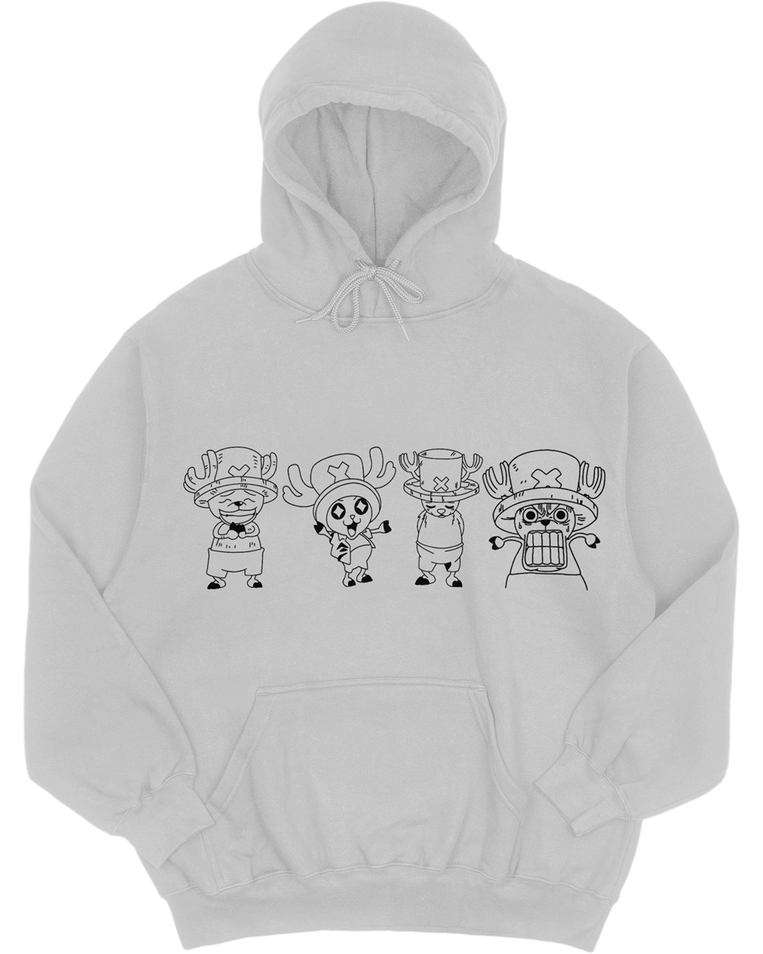 Tony Tony Chopper Hoodie โ 4 Moods Hoodie โ Unisex Anime Streetwear