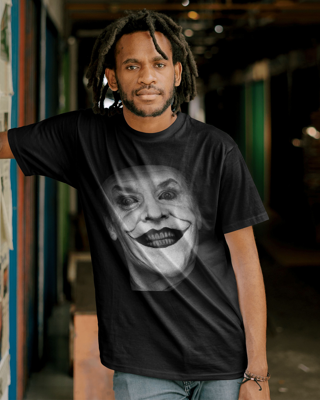 Joker Big Face T-Shirt – Bold Graphic Villain Tee