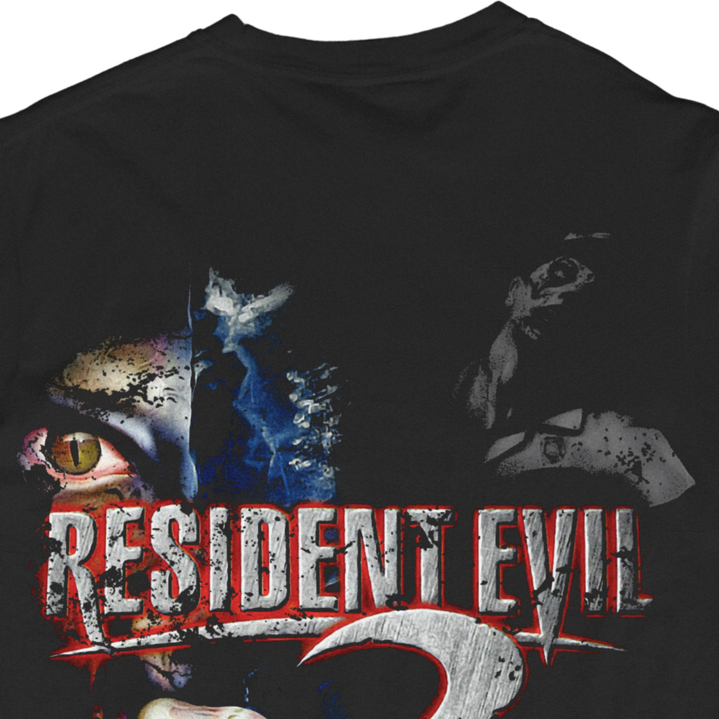 Double-Sided Resident Evil 2 1998 PS1 Retro Style Tee