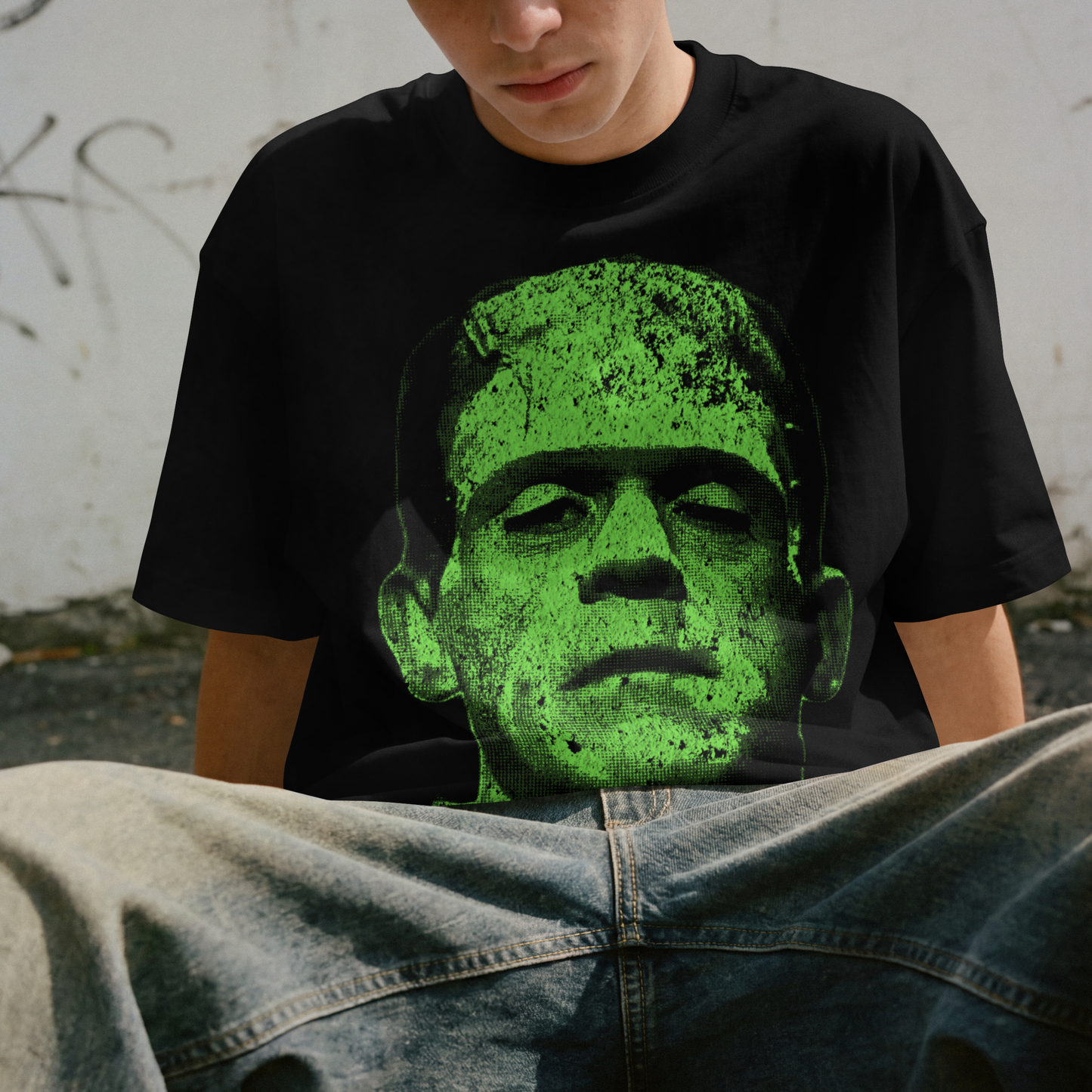 Lab Monster Oversized Graphic Tee