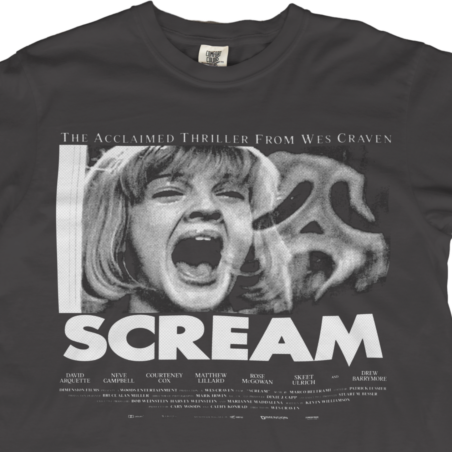 Scream Movie Poster Vintage Style 90s Graphic Tee