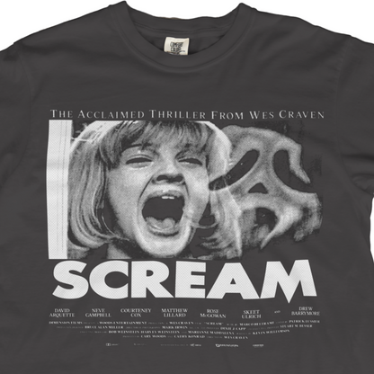 Scream Movie Poster Vintage Style 90s Graphic Tee