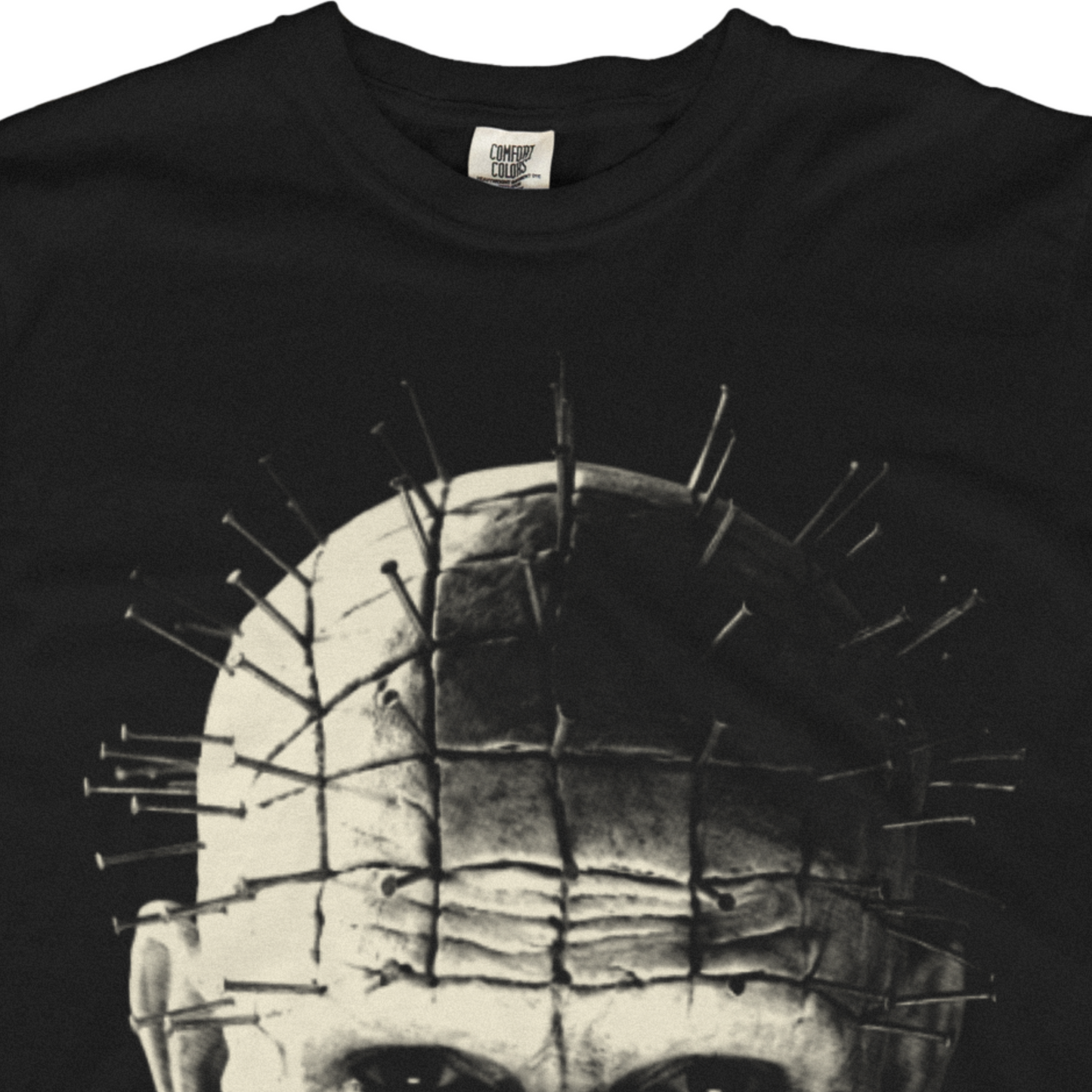 Pinhead Horror Oversized Graphic Tee W/Off-White Ink