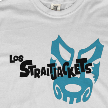 Vintage Style Los Straitjackets Retro Lucha Mask Tee