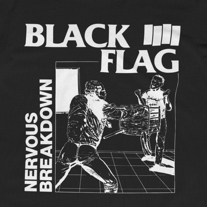 Black Flag Nervous Breakdown Vintage Style Band Tee