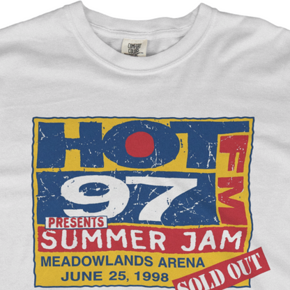 Double Sided Hot 97 Summer Jam 1998 Bootleg Tee
