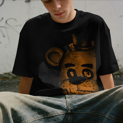Bear Halloween Oversized Graphic Tee