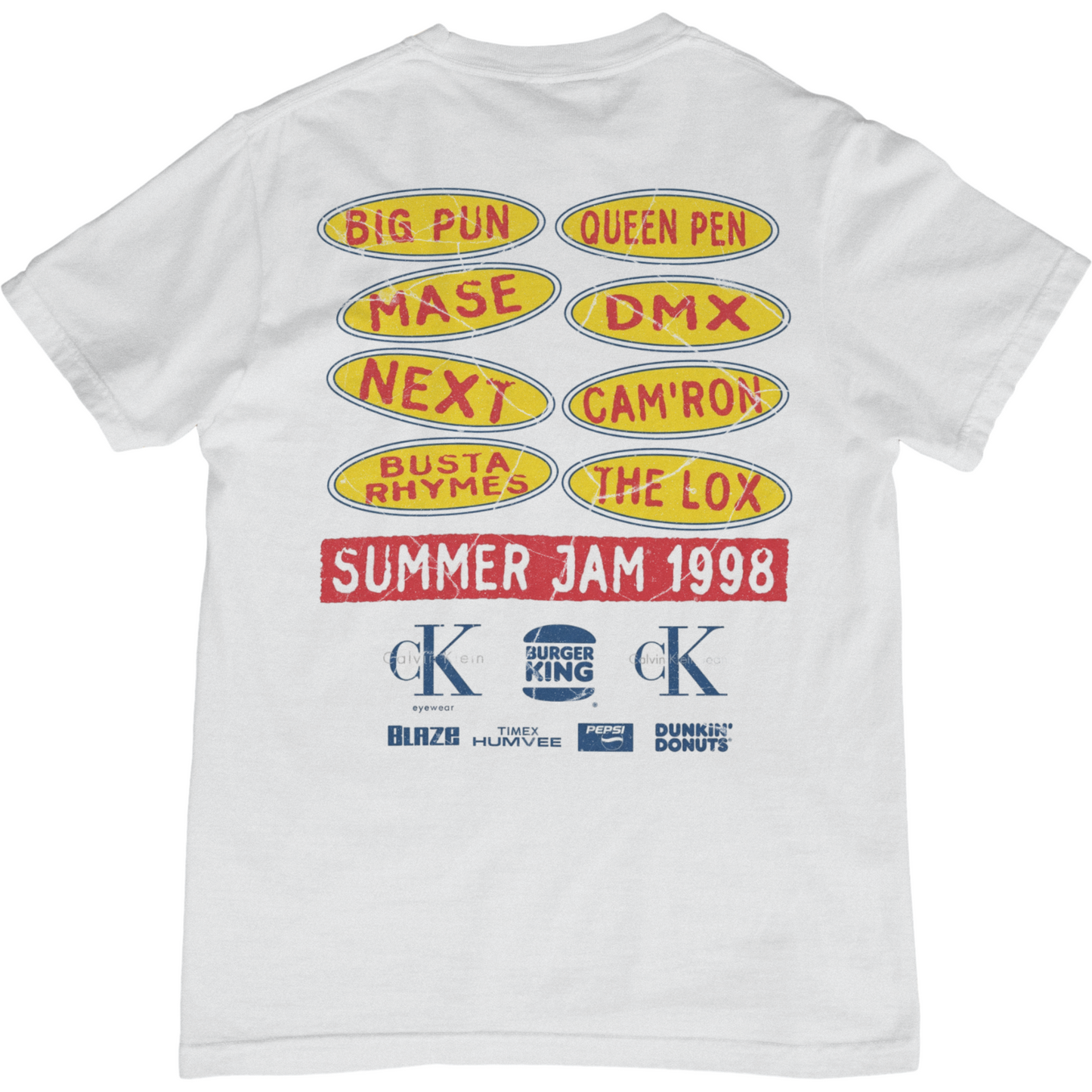 Double Sided Hot 97 Summer Jam 1998 Bootleg Tee