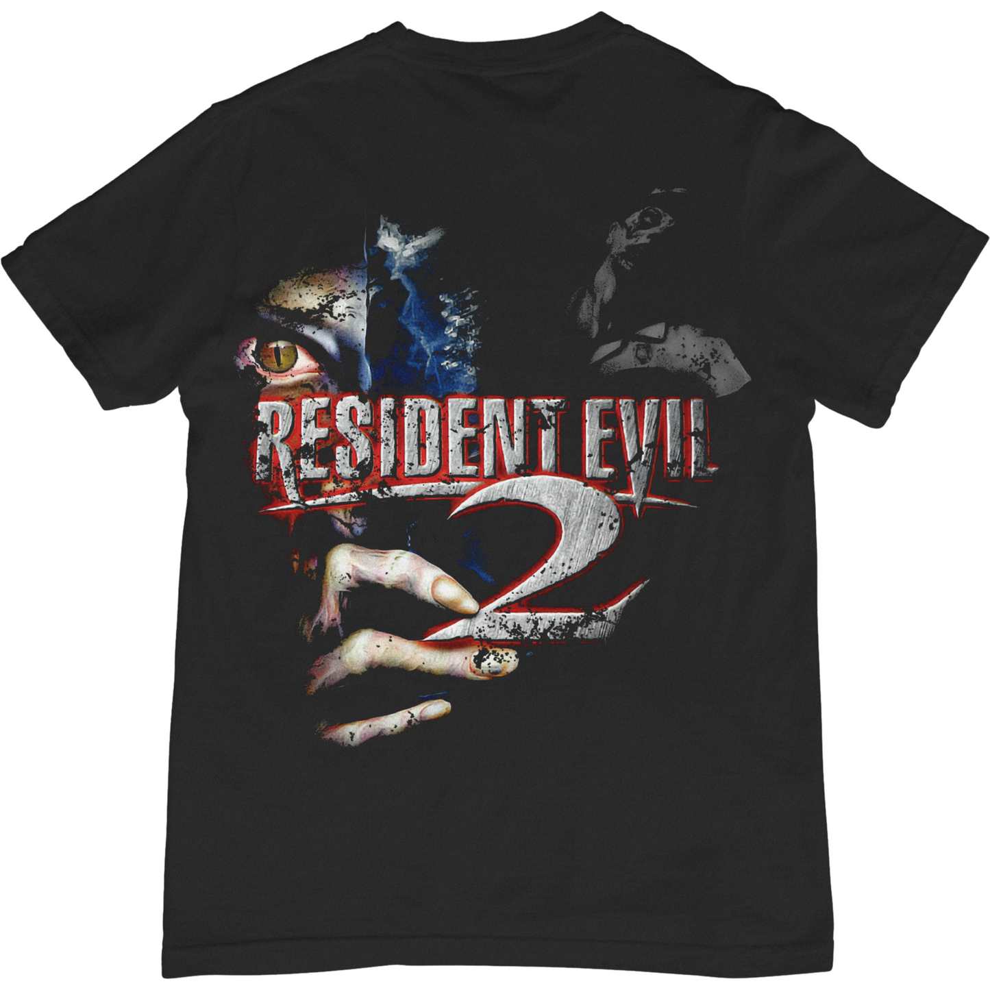 Double-Sided Resident Evil 2 1998 PS1 Retro Style Tee