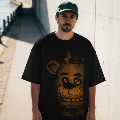 Bear Halloween Oversized Graphic Tee