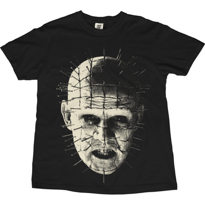 Pinhead Horror Oversized Graphic Tee W/Off-White Ink