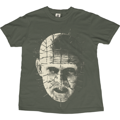 Pinhead Horror Oversized Graphic Tee W/Off-White Ink
