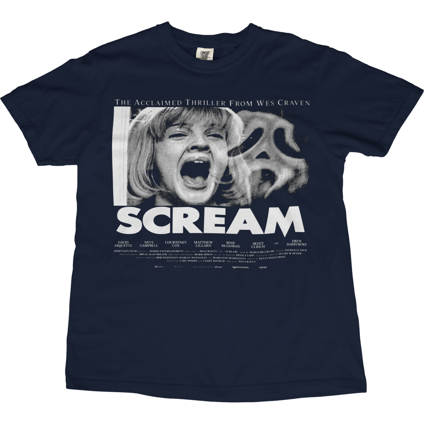 Scream Movie Poster Vintage Style 90s Graphic Tee