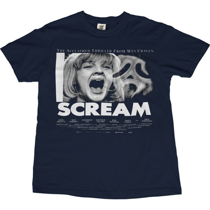 Scream Movie Poster Vintage Style 90s Graphic Tee