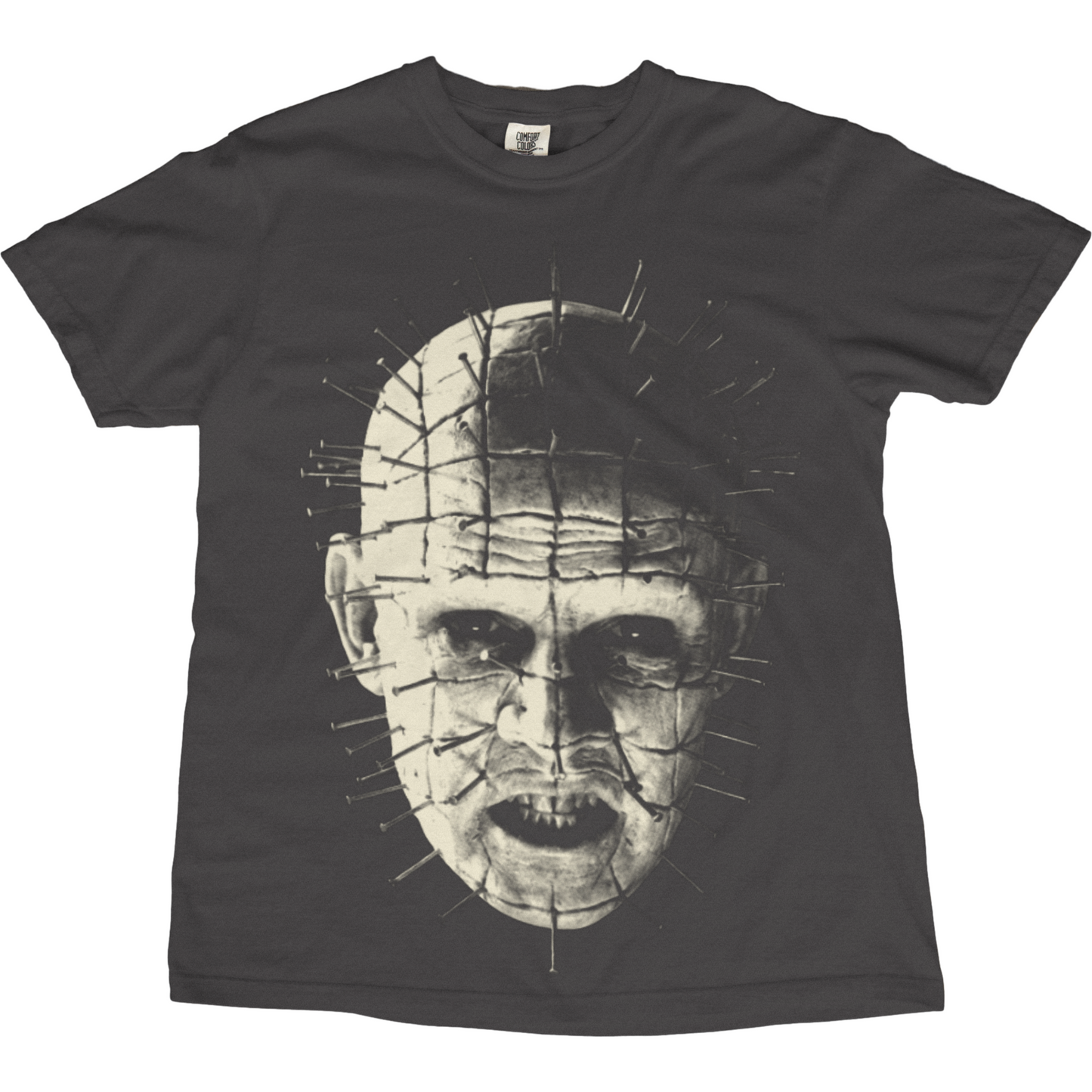 Pinhead Horror Oversized Graphic Tee W/Off-White Ink