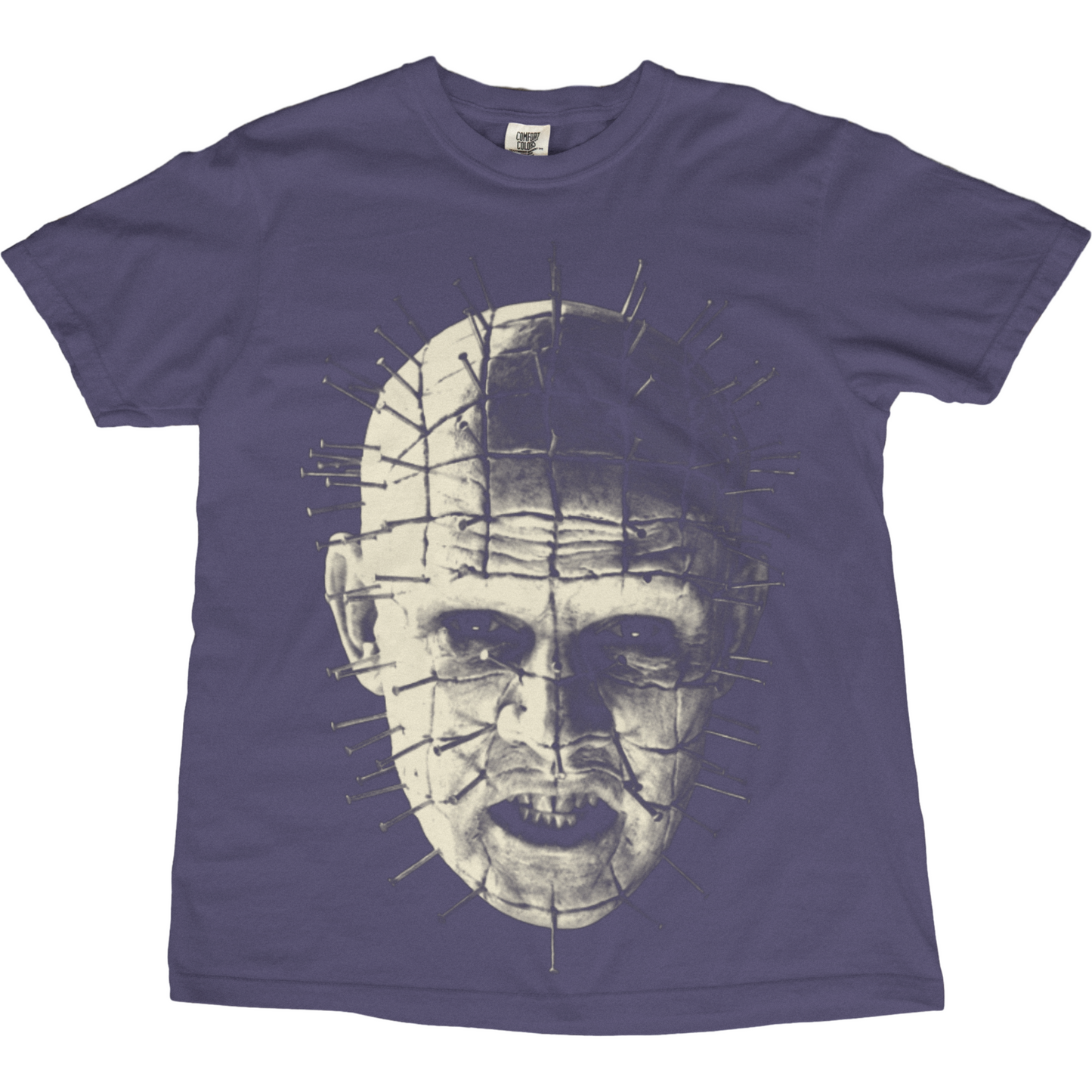Pinhead Horror Oversized Graphic Tee W/Off-White Ink