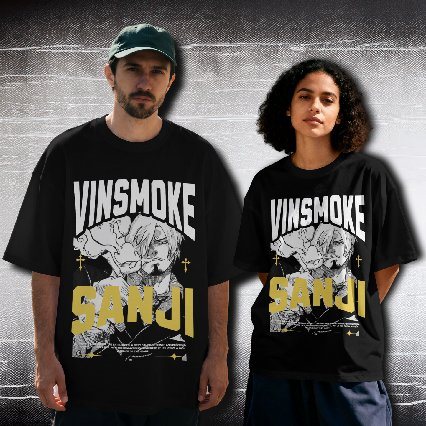 Vinsmoke Oversized Graphic Tee