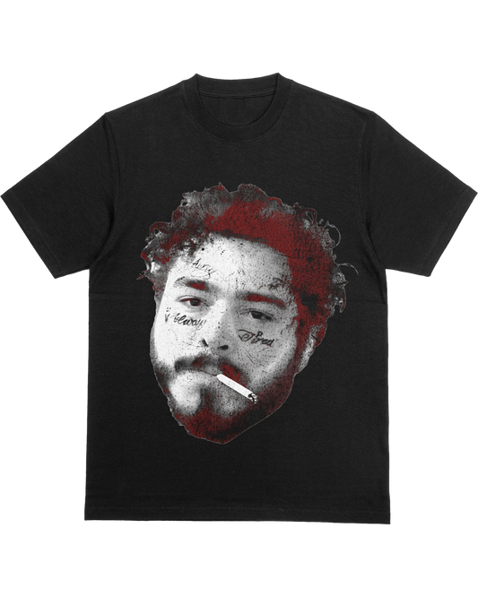 Post Puff Tee - Big Face of P Malone – Graphic Streetwear T-Shirt