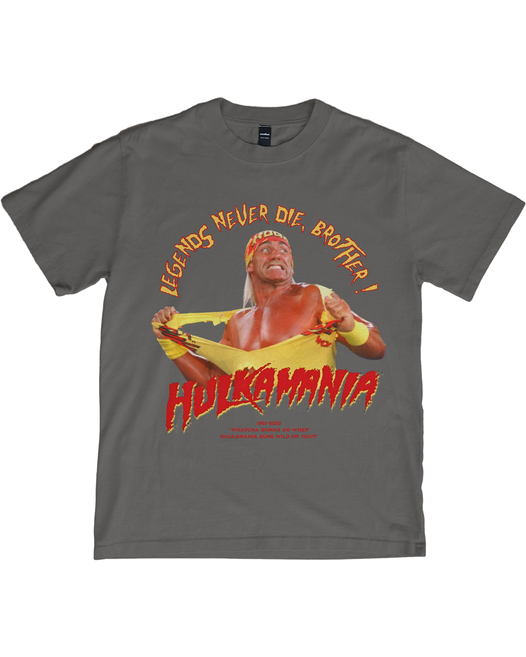 "Legends Never Die, Brother" Tribute Tee – Hogan Graphic Shirt