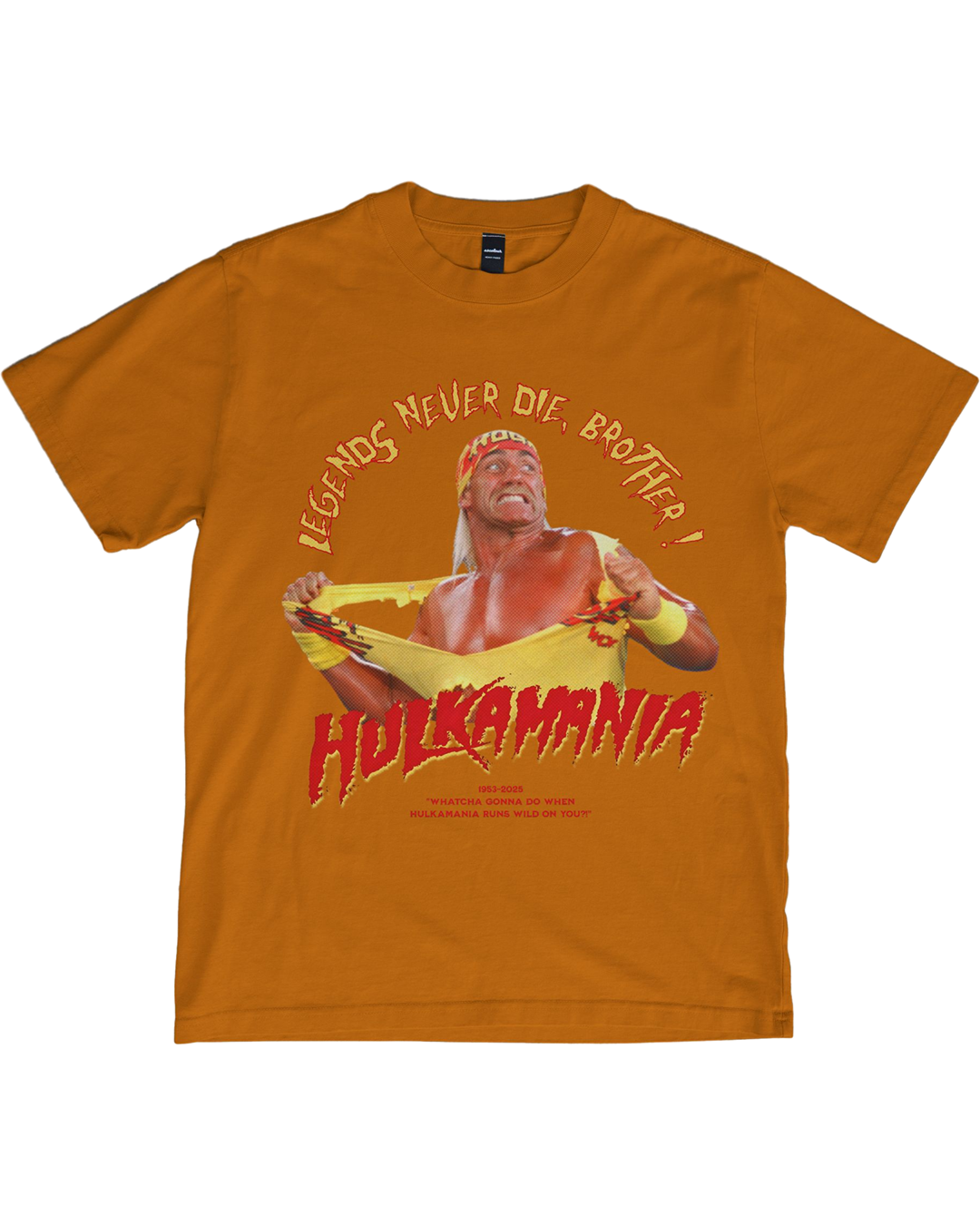 "Legends Never Die, Brother" Tribute Tee – Hogan Graphic Shirt