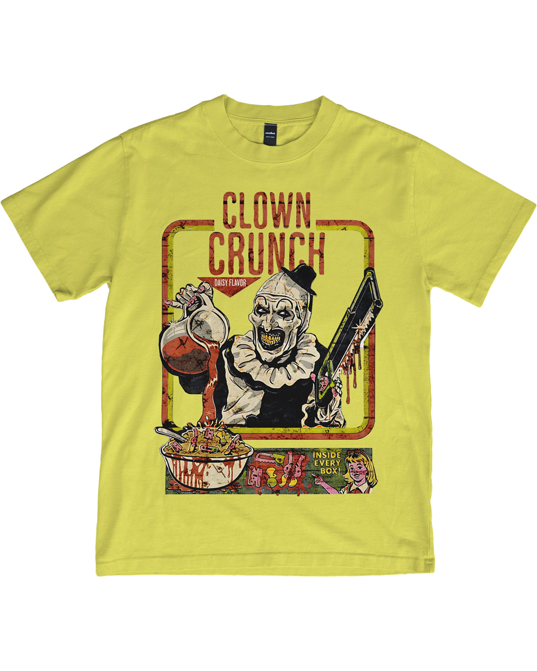Clown Crunch Horror T-Shirt – Terrifying Breakfast Vibes