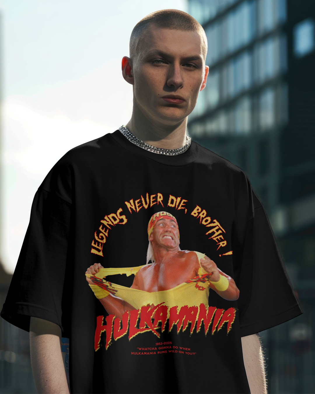 "Legends Never Die, Brother" Tribute Tee – Hogan Graphic Shirt