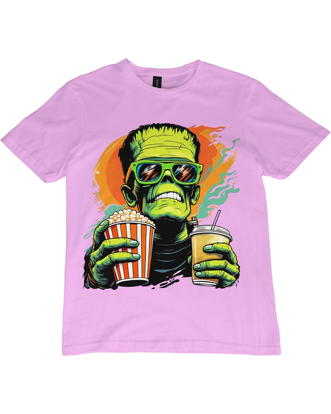 Frankenstein Movie Night T-Shirt – Funny Halloween Popcorn Tee