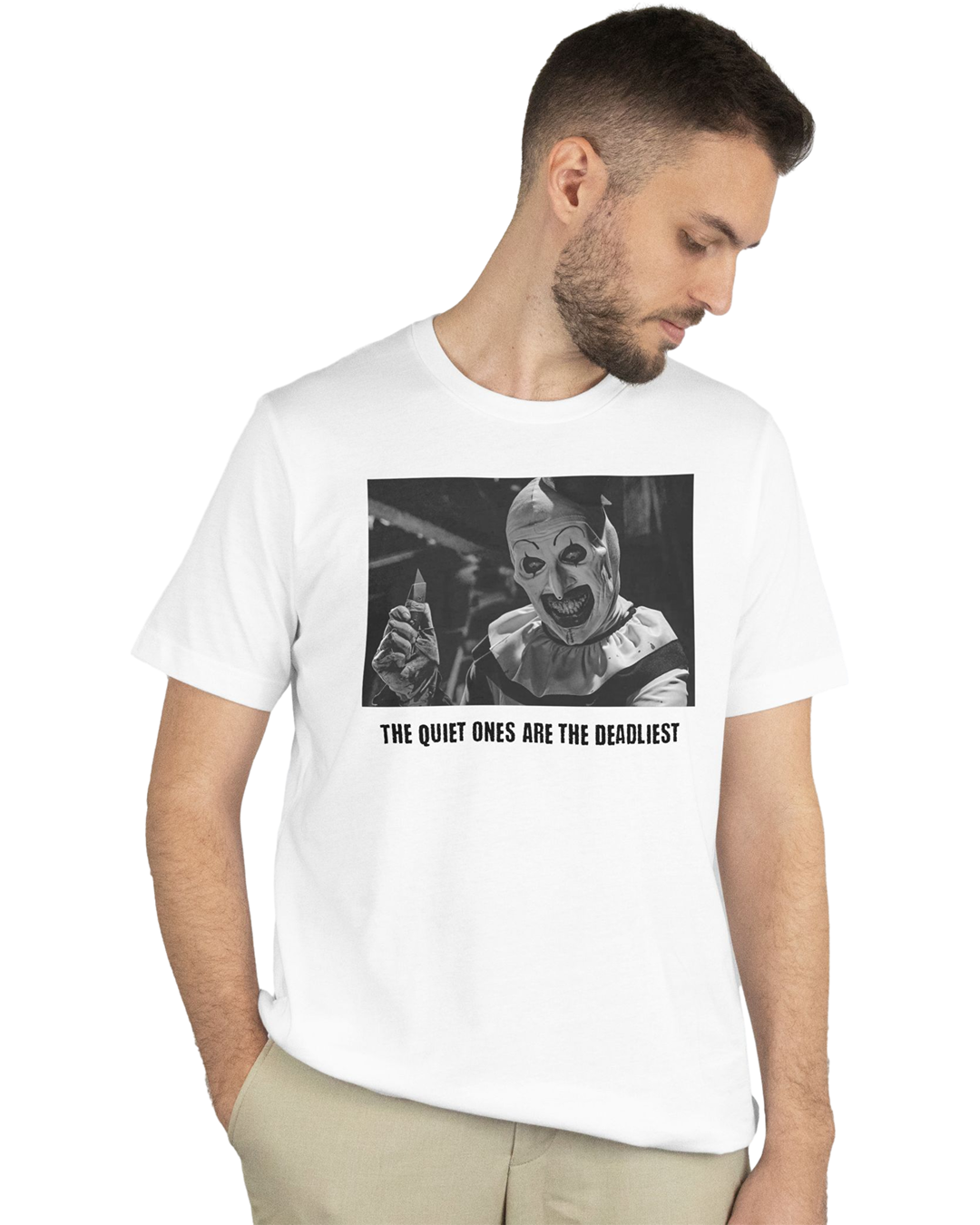 Terrifier Inspired "The Quiet Ones Are The Deadliest" Tee