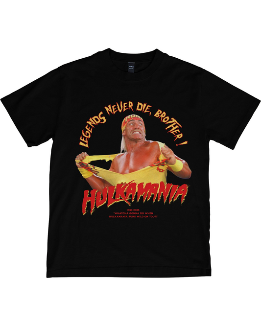 "Legends Never Die, Brother" Tribute Tee – Hogan Graphic Shirt