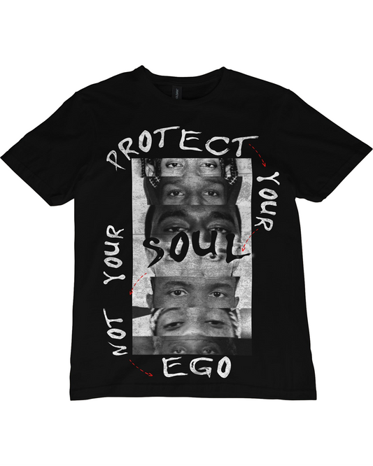 Protect Your Soul Not Your Ego T-Shirt – Rap Icons Eyes Graphic Tee