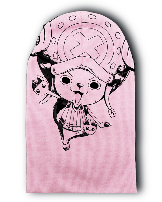 Tony Tony Chopper Beanie – Cozy Anime-Inspired Hat w/ 3D Puff “X” Design